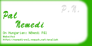 pal nemedi business card